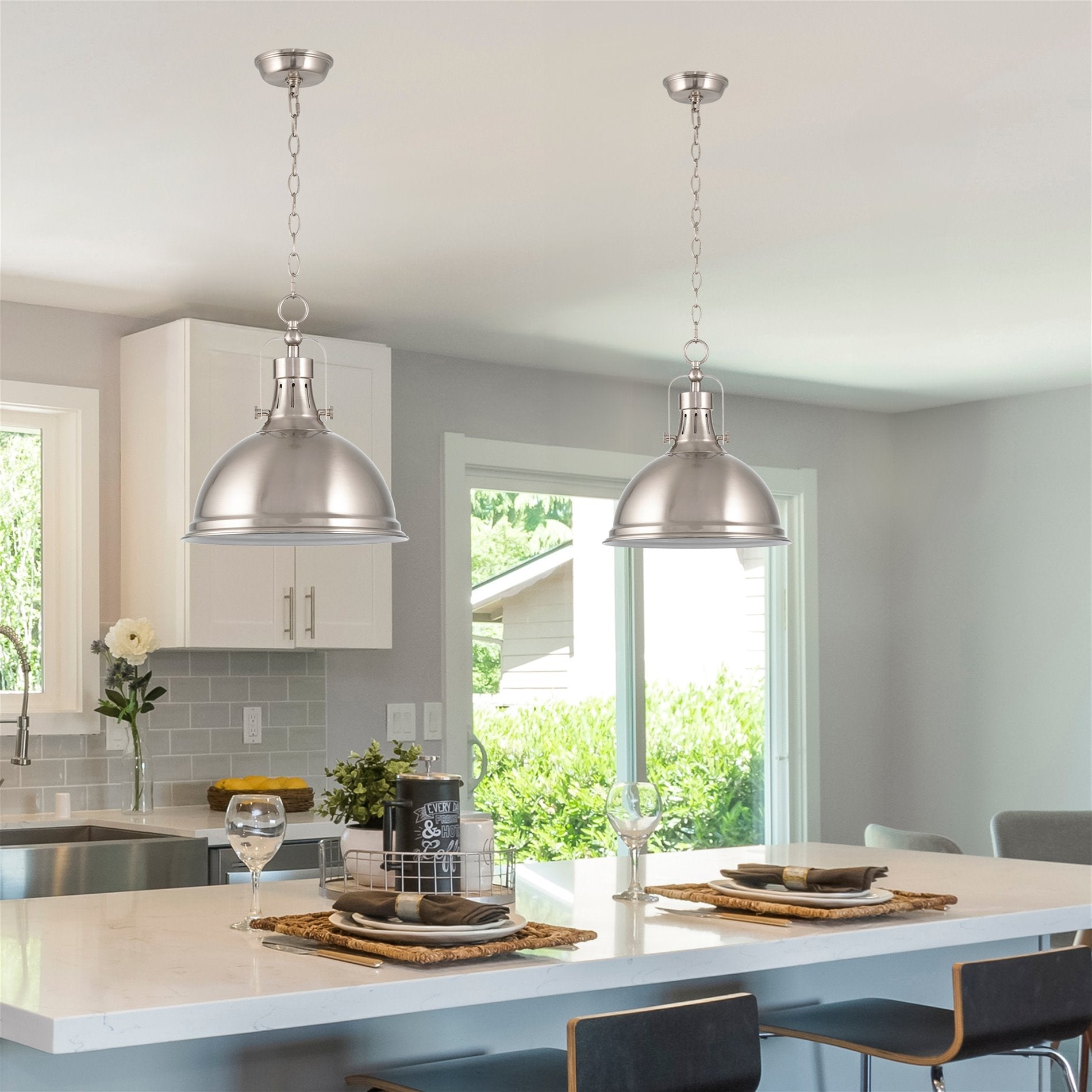 Suspension Belle 14 style industriel moderne