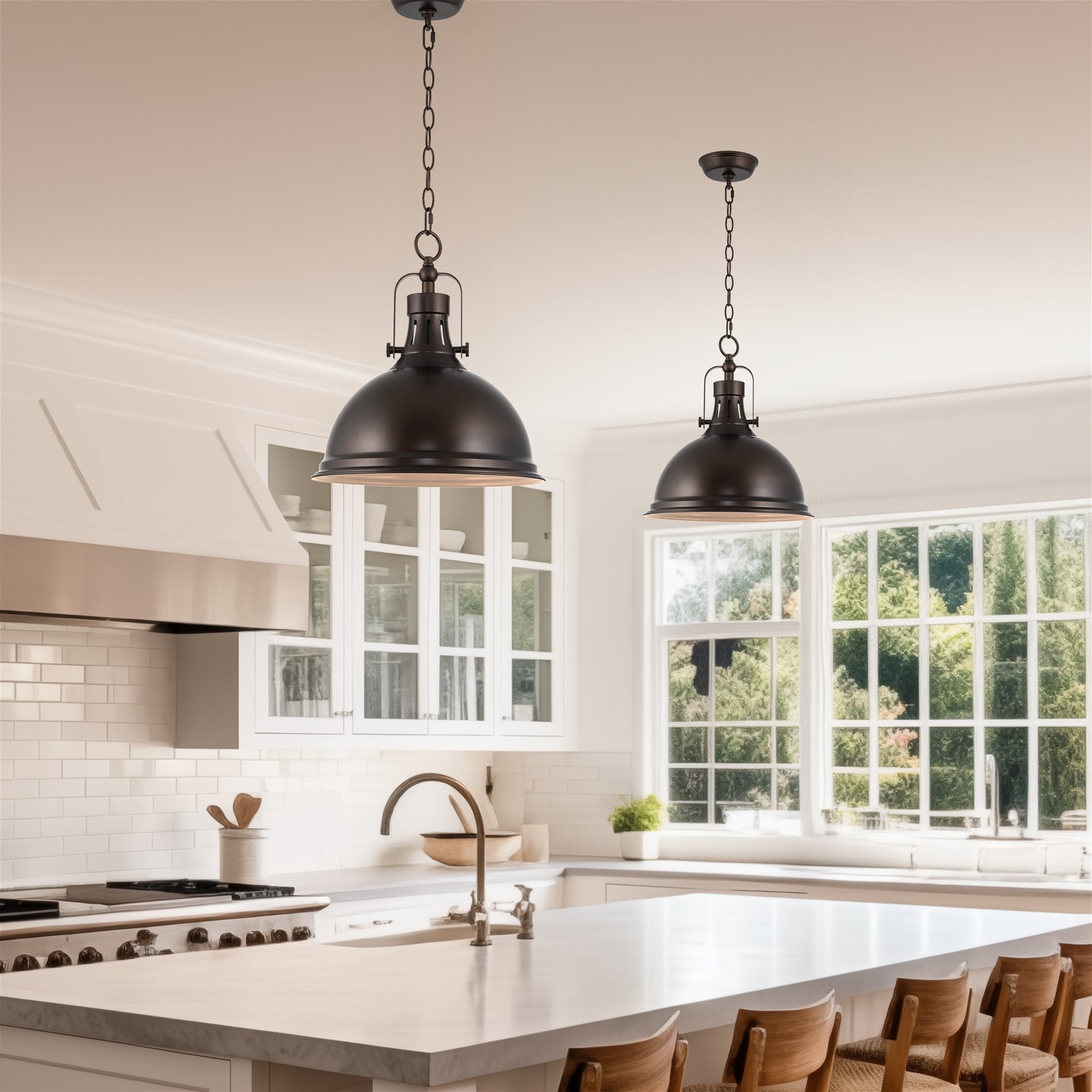 Suspension Belle 14 style industriel moderne