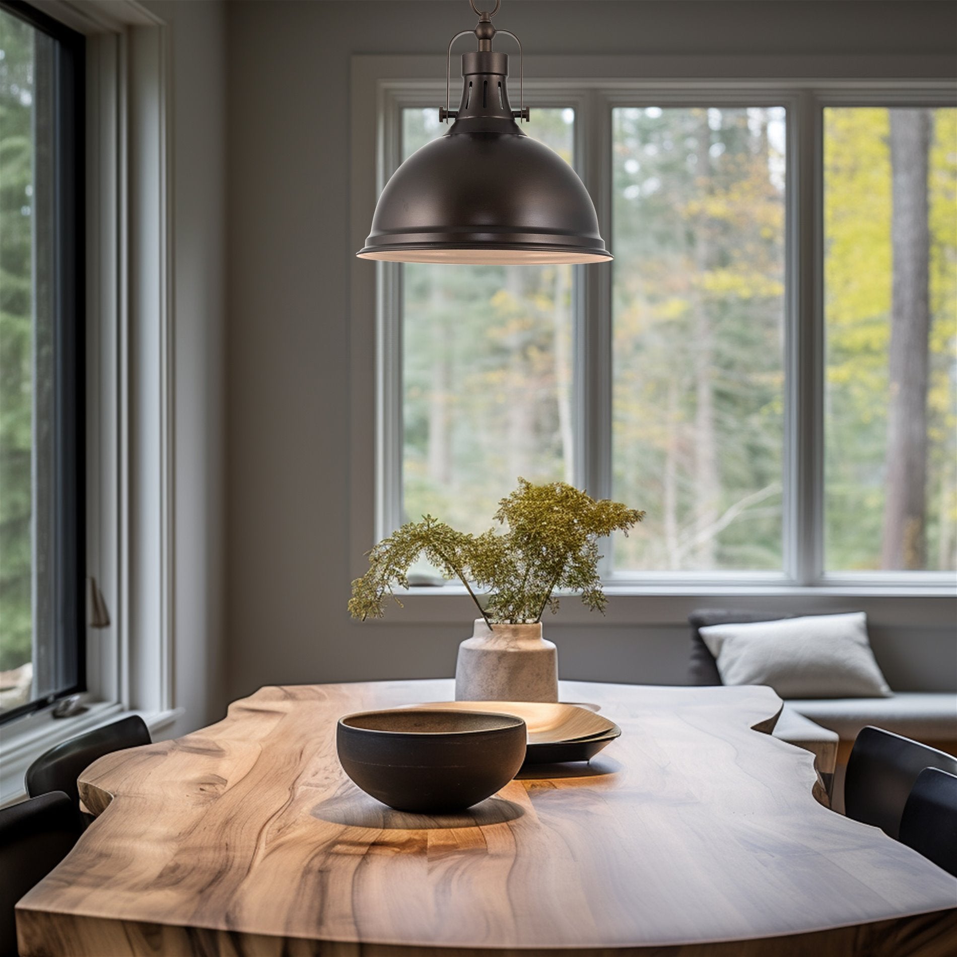 Suspension Belle 14 style industriel moderne
