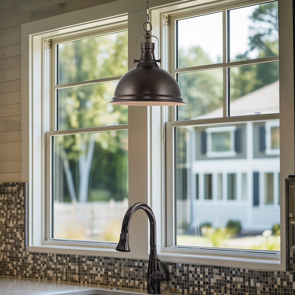 Suspension Belle 14 style industriel moderne
