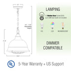 Suspension industrielle moderne Liberty 13