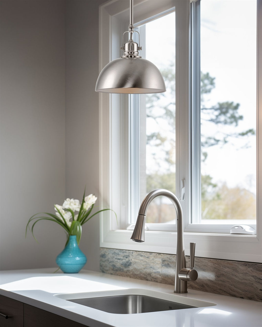 Suspension industrielle contemporaine Belle 9