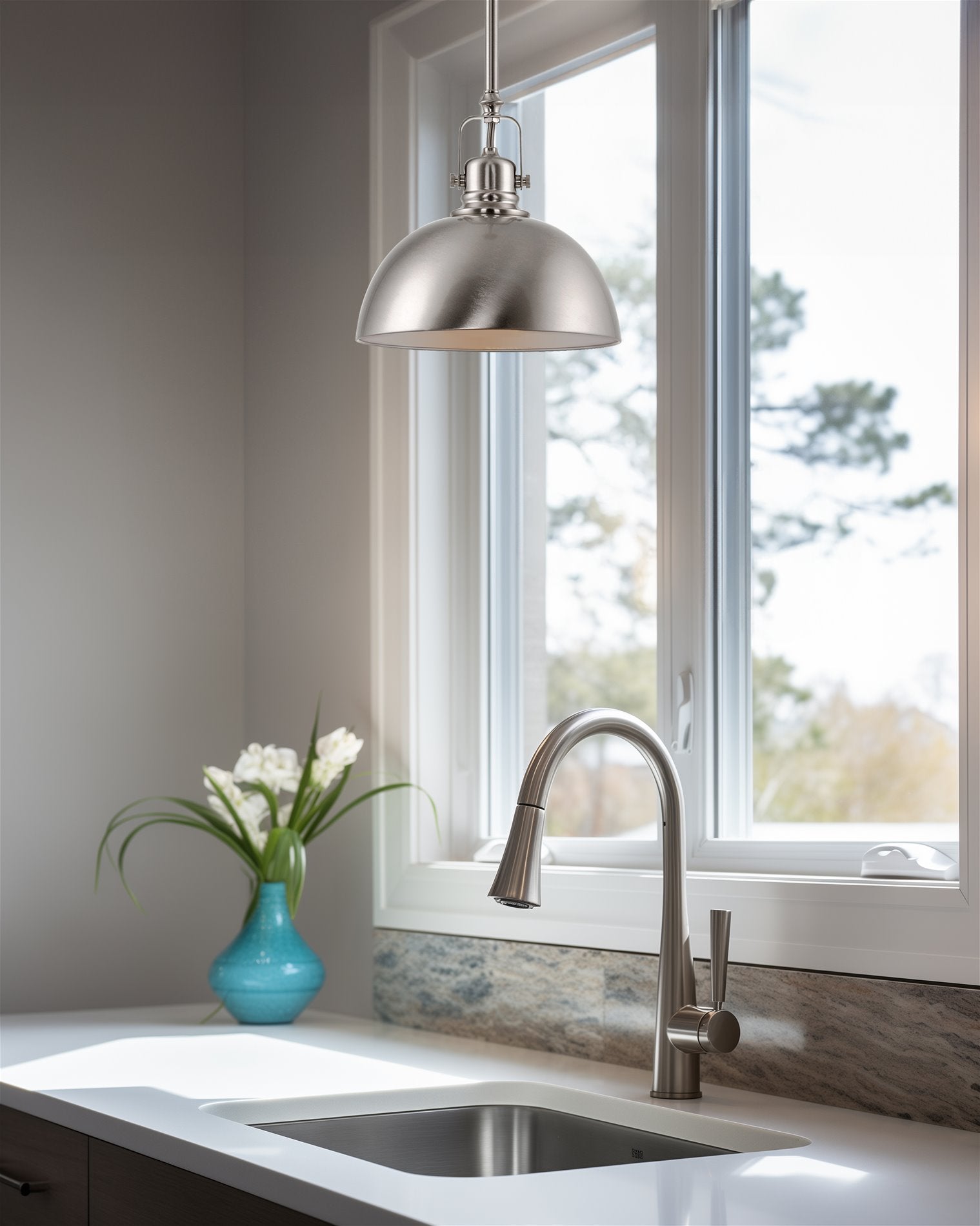 Suspension industrielle contemporaine Belle 9