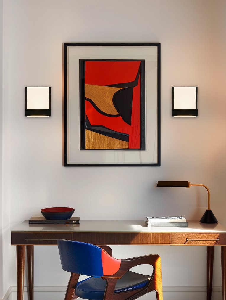 Applique murale/applique murale moderne Everett 7, 8 W, à DEL intégrée (équivalent 40 W), pour salle de bain.