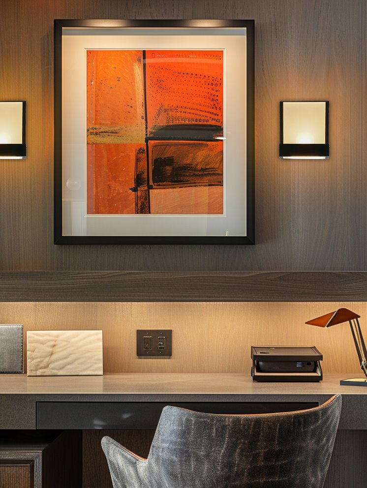 Applique murale/applique murale moderne Everett 7, 8 W, à DEL intégrée (équivalent 40 W), pour salle de bain.