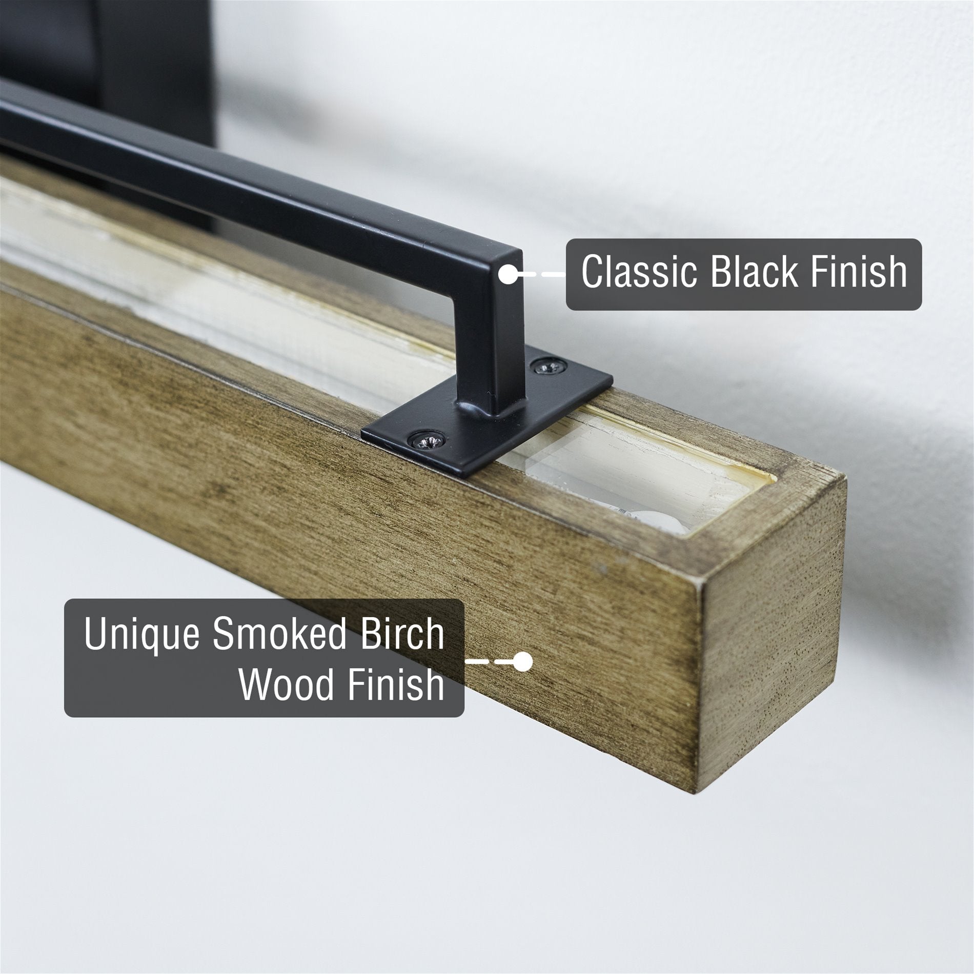 Éclairage LED intégré moderne Felix 25 (24 W) pour coiffeuse/salle de bain