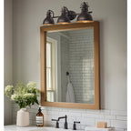 Applique murale traditionnelle à 3 lumières Beacon 27 pour salle de bain/meuble-lavabo