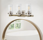 Applique murale Concord 22 à 3 lumières style ferme / Luminaire de salle de bain