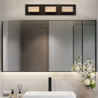 Applique murale moderne Everett 24 à 3 lumières DEL intégrées de 30 W (équivalent 180 W) pour salle de bain/coiffeuse