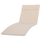 Ensemble de coussins d'extérieur Salem pour chaise longue - Coussins seulement (lot de 2) par Christopher Knight Home - 79,25 cm (L) x 27,50 cm (l) x 1,50 cm (H)