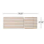 Ensemble de coussins d'extérieur Salem pour chaise longue - Coussins seulement (lot de 2) par Christopher Knight Home - 79,25 cm (L) x 27,50 cm (l) x 1,50 cm (H)
