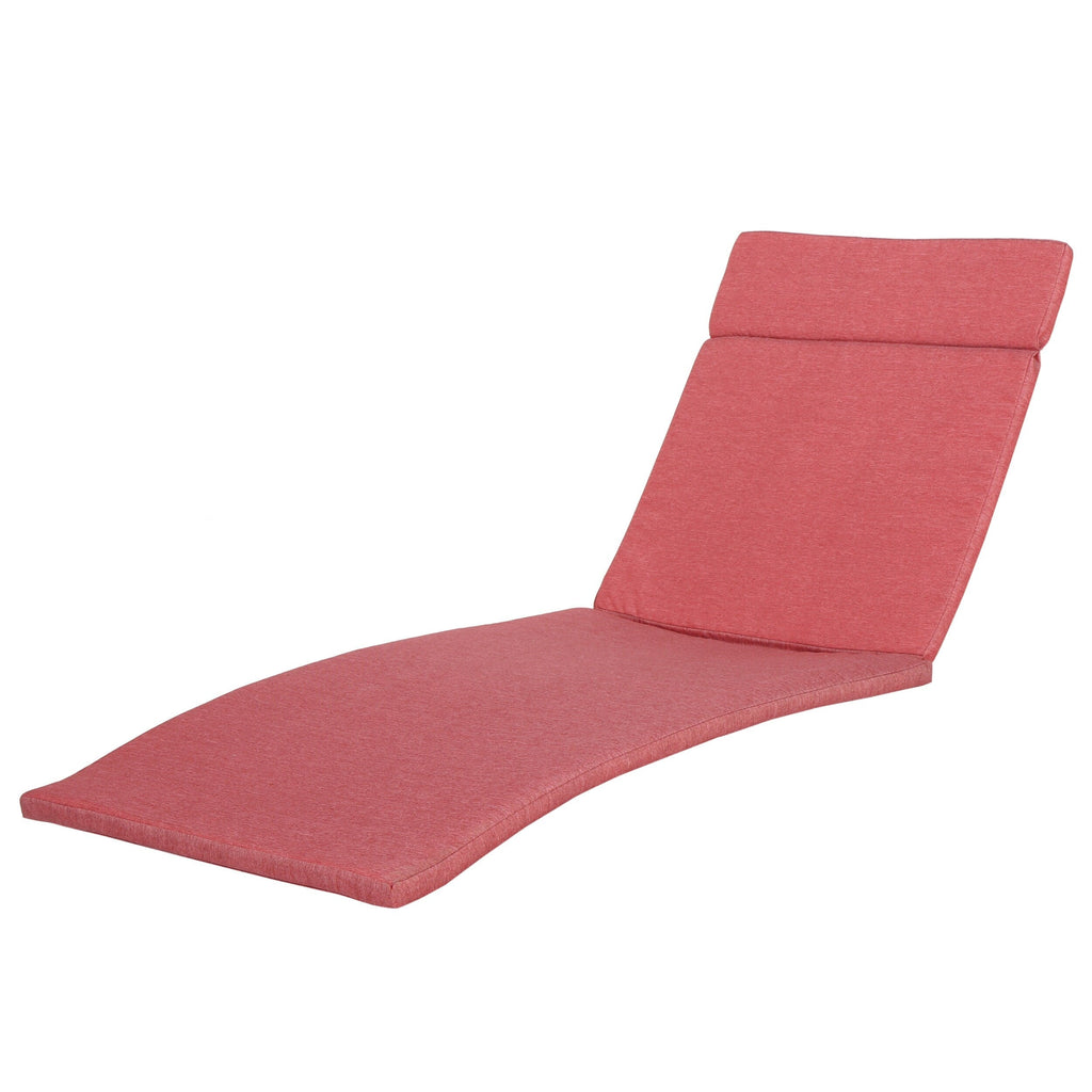 Ensemble de coussins d'extérieur Salem pour chaise longue - Coussins seulement (lot de 2) par Christopher Knight Home - 79,25 cm (L) x 27,50 cm (l) x 1,50 cm (H)