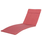 Ensemble de coussins d'extérieur Salem pour chaise longue - Coussins seulement (lot de 2) par Christopher Knight Home - 79,25 cm (L) x 27,50 cm (l) x 1,50 cm (H)