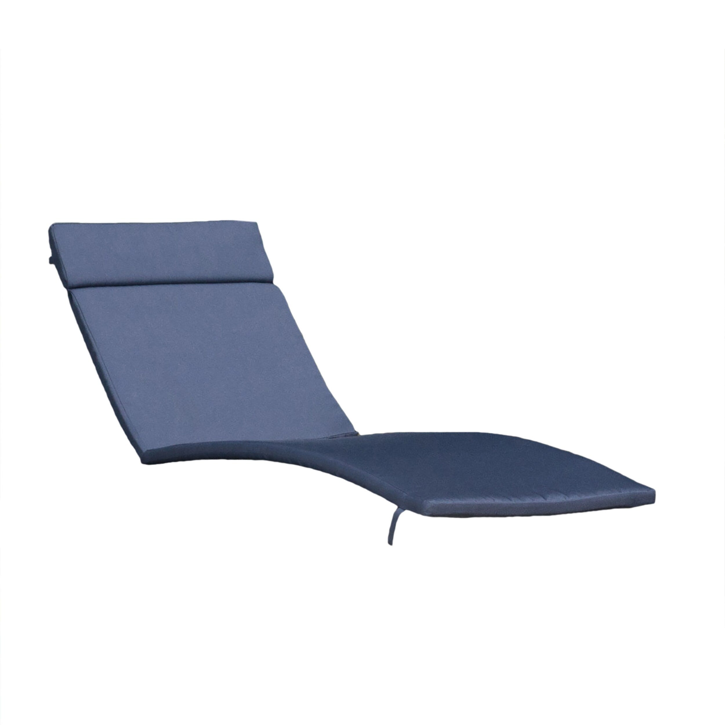 Ensemble de coussins d'extérieur Salem pour chaise longue - Coussins seulement (lot de 2) par Christopher Knight Home - 79,25 cm (L) x 27,50 cm (l) x 1,50 cm (H)
