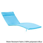 Ensemble de coussins d'extérieur Salem pour chaise longue - Coussins seulement (lot de 2) par Christopher Knight Home - 79,25 cm (L) x 27,50 cm (l) x 1,50 cm (H)