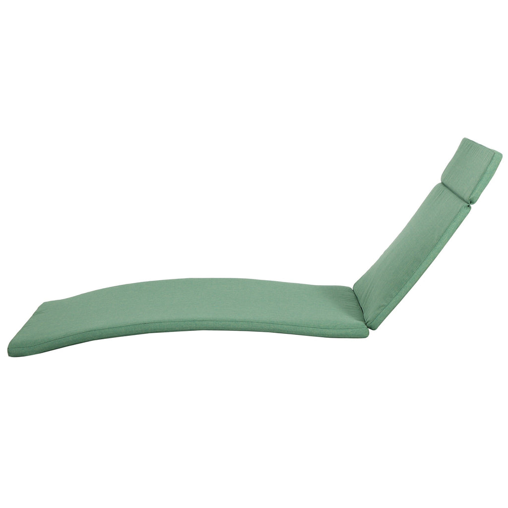 Ensemble de coussins d'extérieur Salem pour chaise longue - Coussins seulement (lot de 2) par Christopher Knight Home - 79,25 cm (L) x 27,50 cm (l) x 1,50 cm (H)