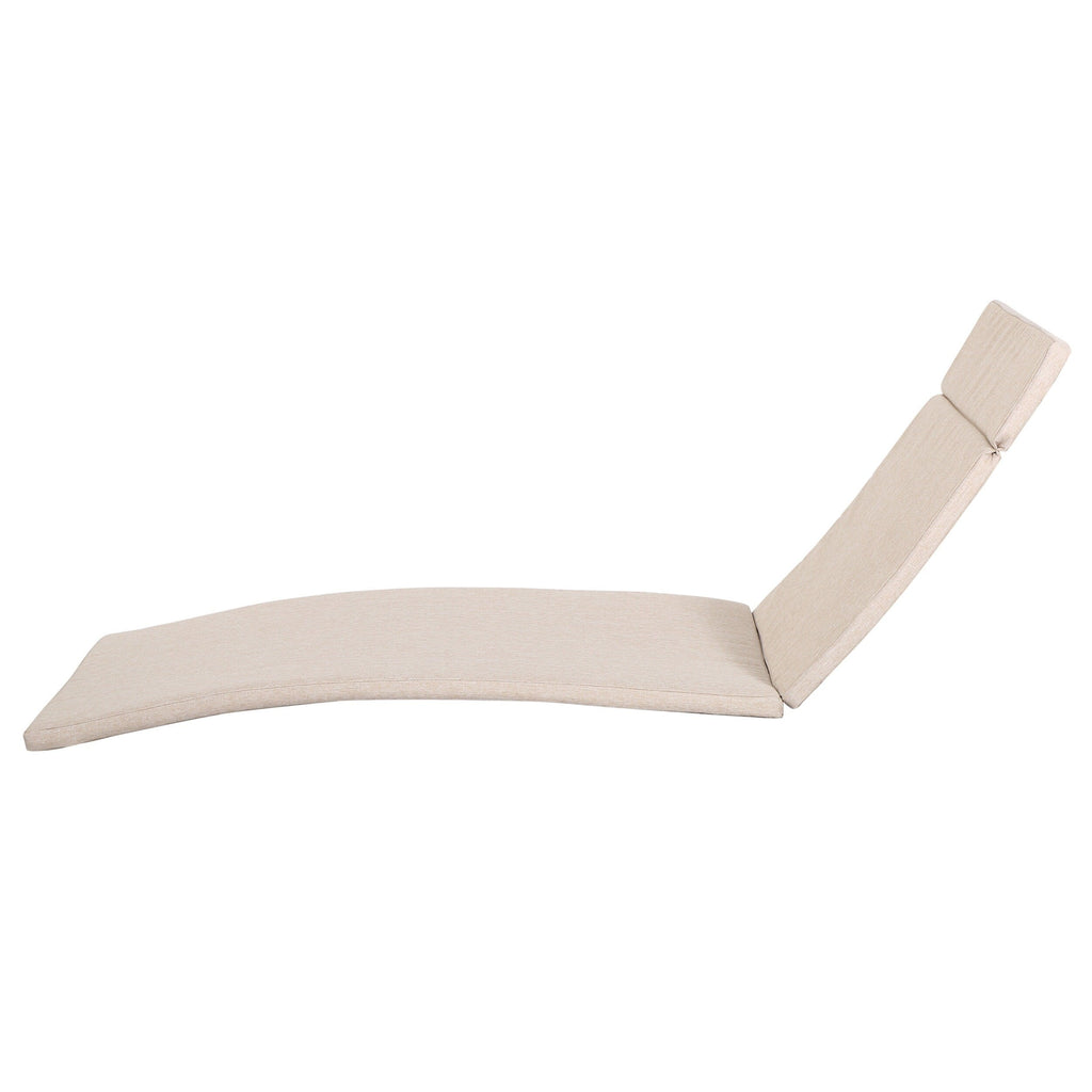 Ensemble de coussins d'extérieur Salem pour chaise longue - Coussins seulement (lot de 2) par Christopher Knight Home - 79,25 cm (L) x 27,50 cm (l) x 1,50 cm (H)