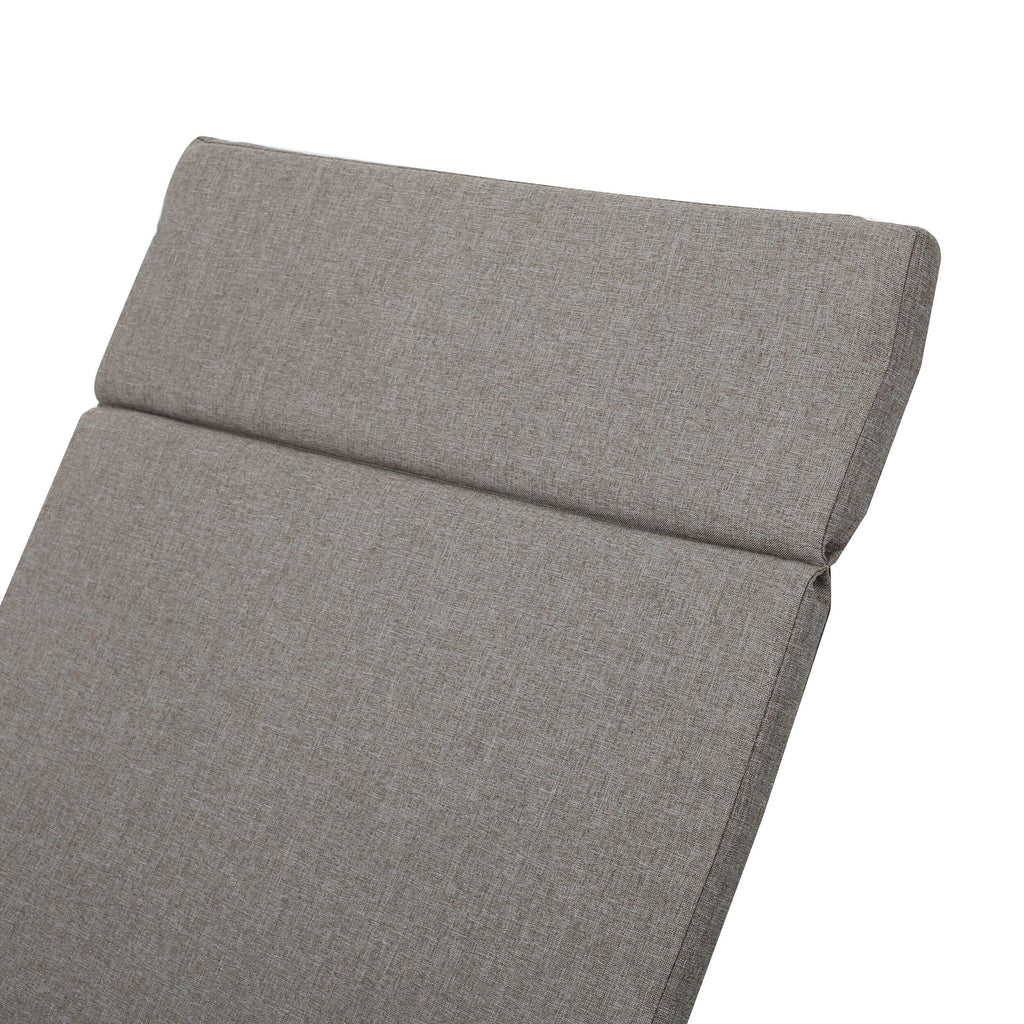 Ensemble de coussins d'extérieur Salem pour chaise longue - Coussins seulement (lot de 2) par Christopher Knight Home - 79,25 cm (L) x 27,50 cm (l) x 1,50 cm (H)