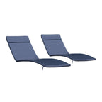 Ensemble de coussins d'extérieur Salem pour chaise longue - Coussins seulement (lot de 2) par Christopher Knight Home - 79,25 cm (L) x 27,50 cm (l) x 1,50 cm (H)