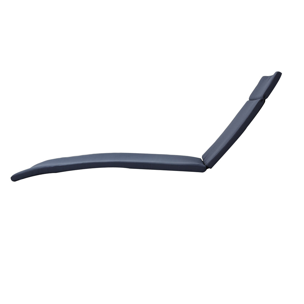 Ensemble de coussins d'extérieur Salem pour chaise longue - Coussins seulement (lot de 2) par Christopher Knight Home - 79,25 cm (L) x 27,50 cm (l) x 1,50 cm (H)