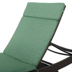 Ensemble de coussins d'extérieur Salem pour chaise longue - Coussins seulement (lot de 2) par Christopher Knight Home - 79,25 cm (L) x 27,50 cm (l) x 1,50 cm (H)