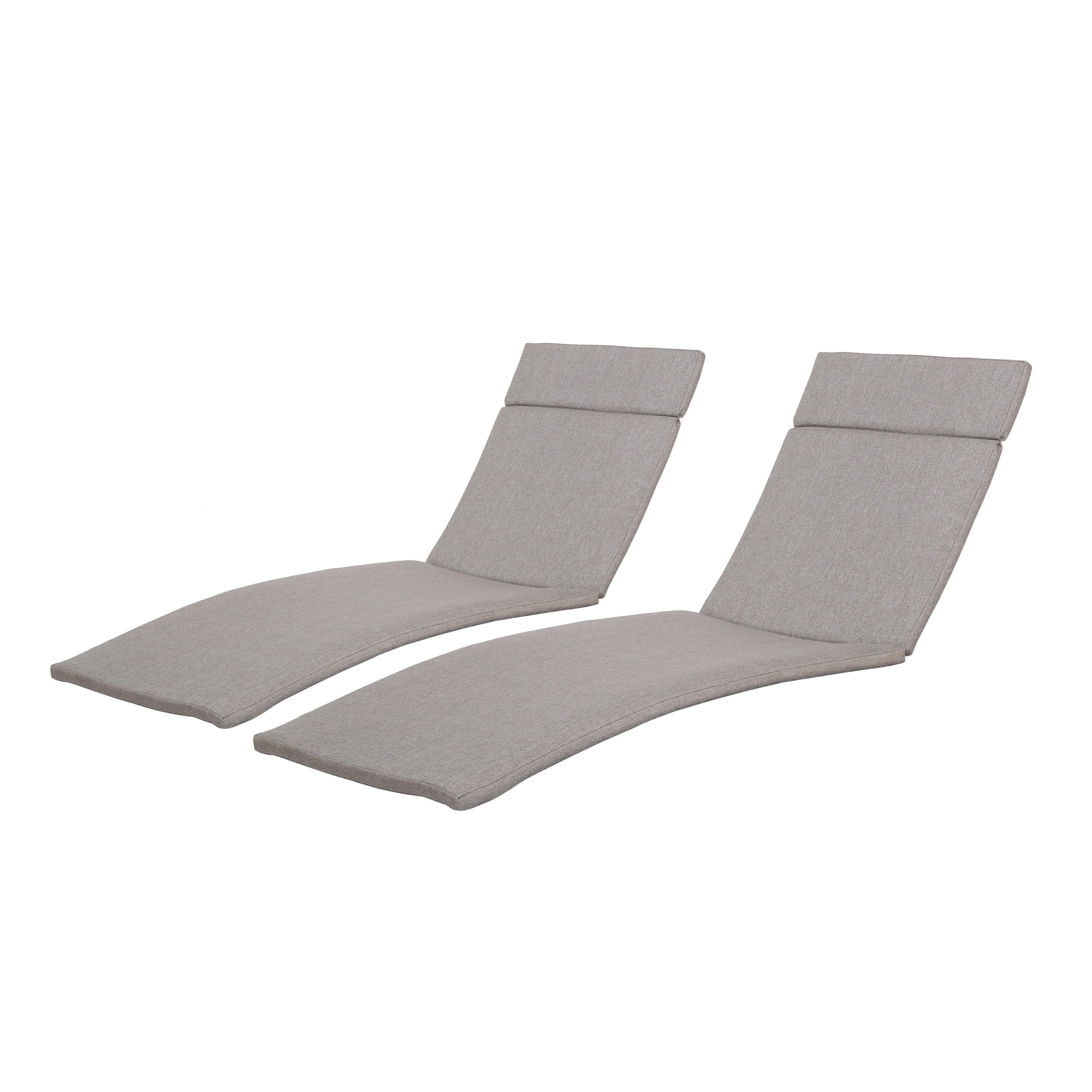 Ensemble de coussins d'extérieur Salem pour chaise longue - Coussins seulement (lot de 2) par Christopher Knight Home - 79,25 cm (L) x 27,50 cm (l) x 1,50 cm (H)