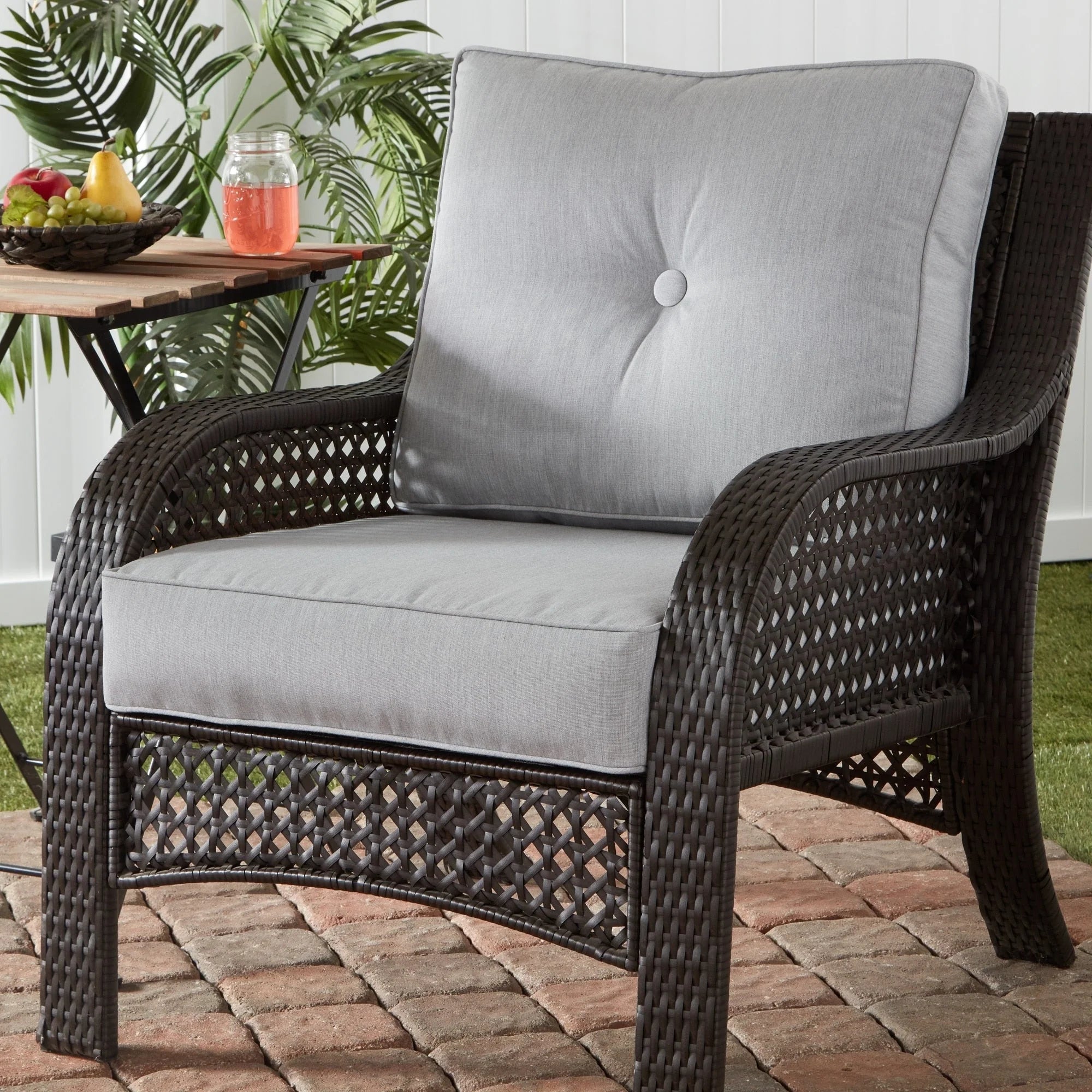 Ensemble de 2 coussins d'extérieur Sunbrella Premium pour siège profond