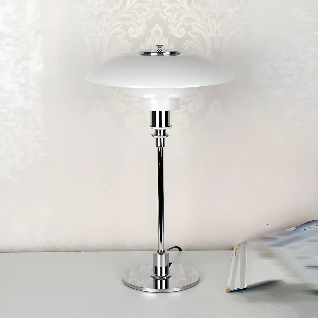 Lampe de table LED à plusieurs niveaux HomeyFad de style post-moderne avec alimentation intégrée