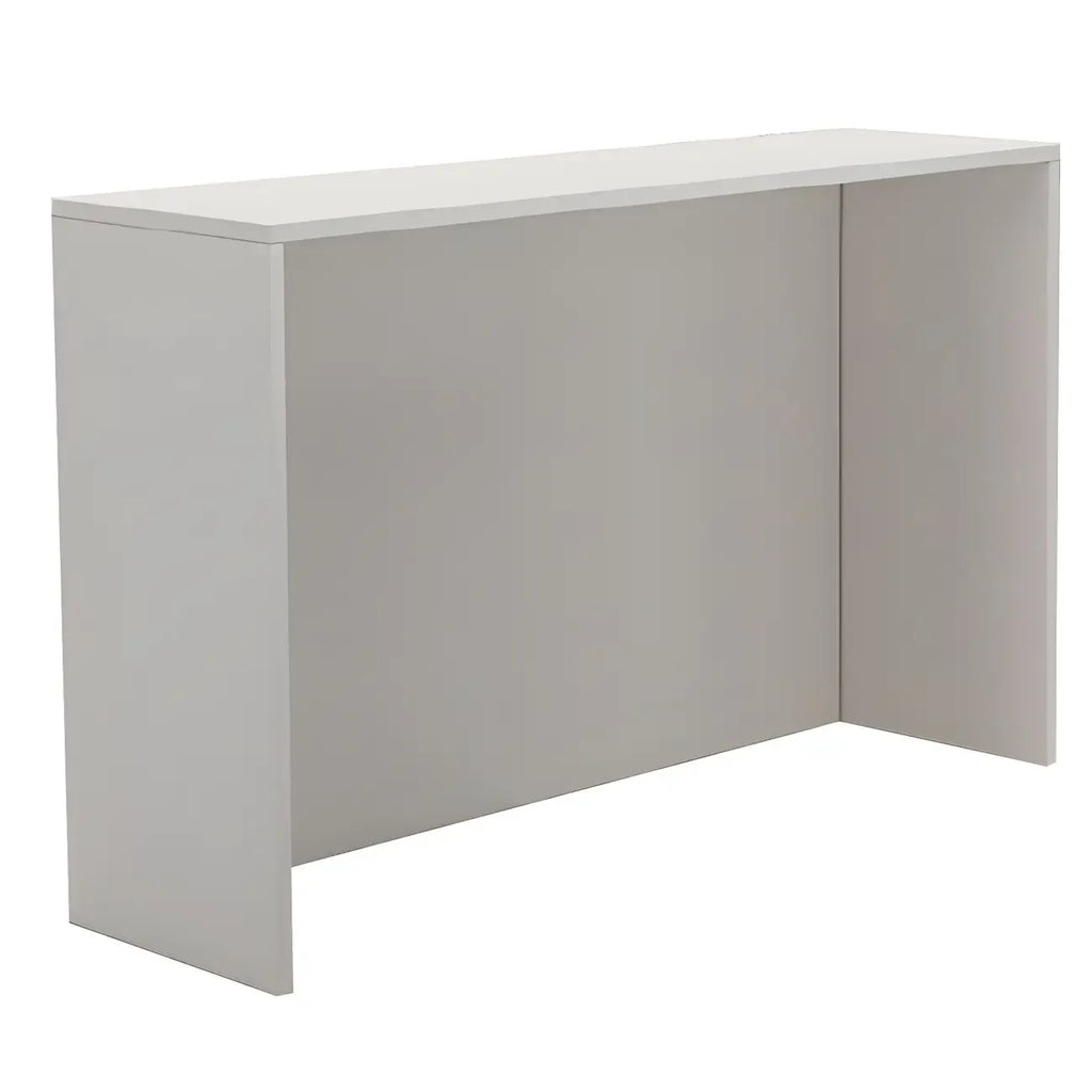 Table de bar rectangulaire blanche en bois pour salon
