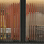 vaisselier mural gris en bois pour cuisine