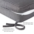 Ensemble de 2 coussins d'extérieur Sunbrella Premium pour siège profond