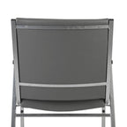Sedia impilabile per carichi pesanti con braccioli - 21P x 21L x 31A