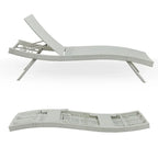 Chaises longues en osier tout temps - Lot de 2