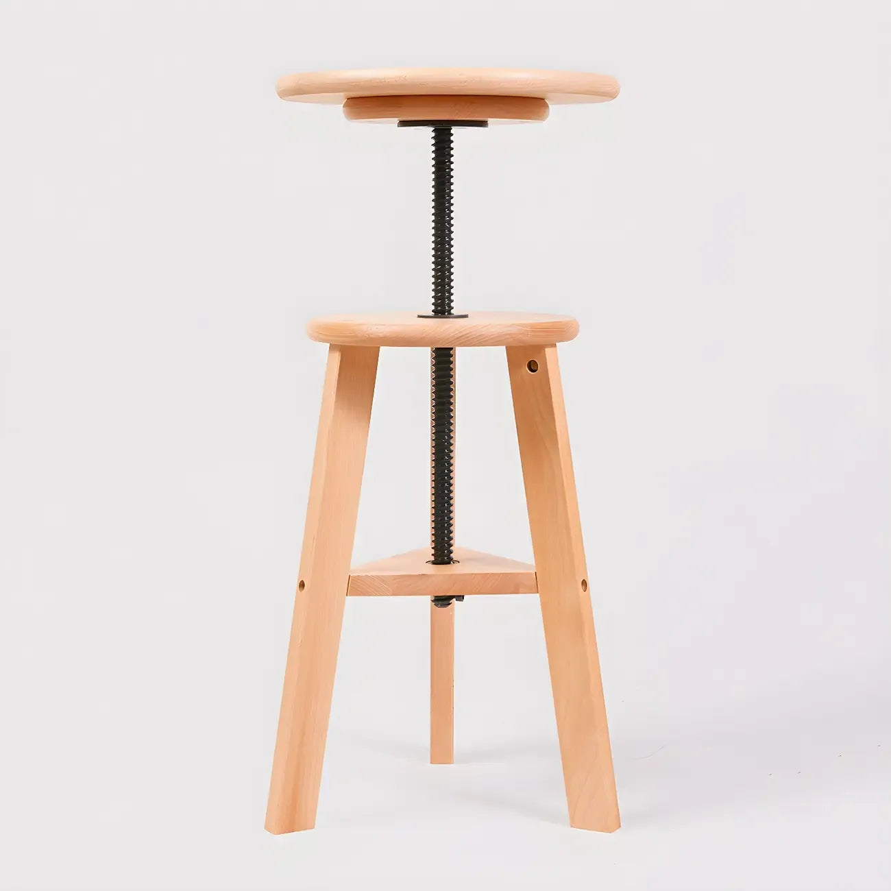 Tabourets de bar pivotants modernes en bois