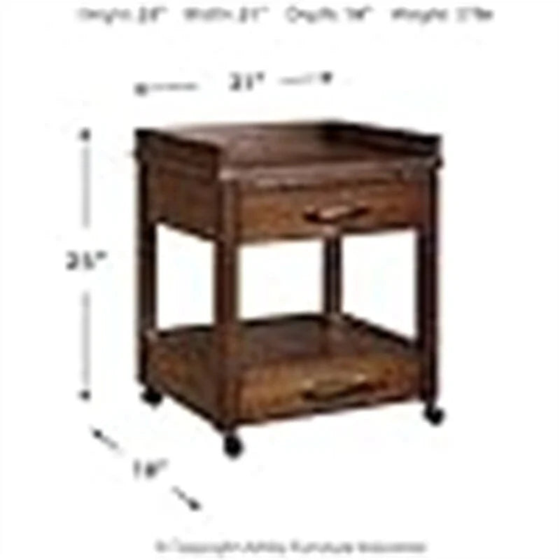 Mobile per stampante industriale con ripiani - 24 P x 22 L x 23 A
