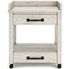 Mobile per stampante industriale con ripiani - 24 P x 22 L x 23 A