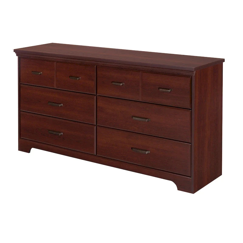 Commode double à 6 tiroirs Versa Country Cottage