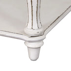 Comodino con Gambe Antico Bianco Magnolia Manor