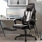 Chaise de jeu BOSSIN style racing, chaise de jeu grande taille supportant jusqu'à 136 kg (300 lbs), dossier haut, chaise d'ordinateur