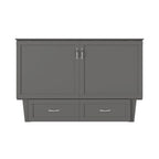 Lit escamotable coffre Chelsea Queen avec matelas