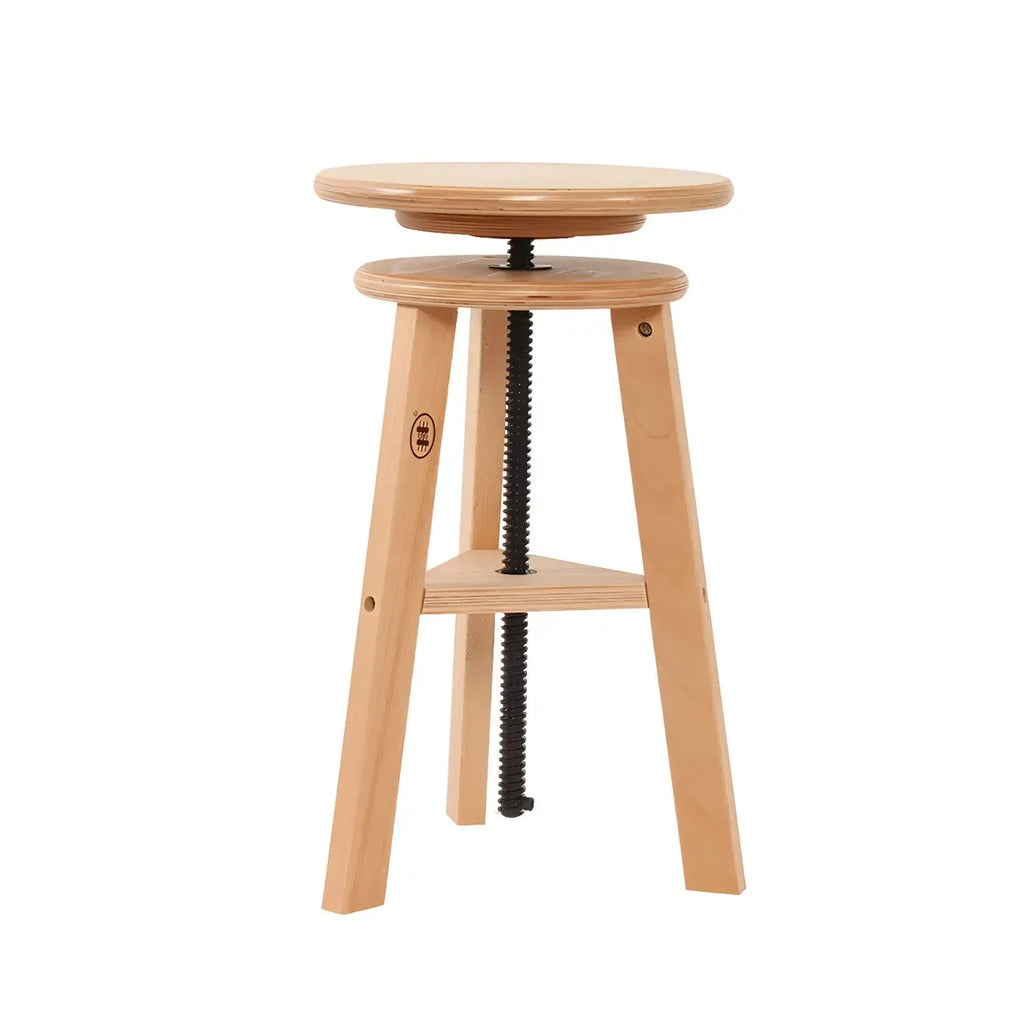Tabourets de bar pivotants modernes en bois