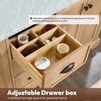 Meuble-lavabo Hervas avec plateau en marbre naturel, sans miroir.