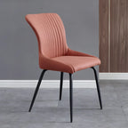 Chaises de cuisine/salle à manger industrielles gris foncé sans accoudoirs