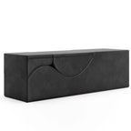 Chaise longue convertible Avana Kami / Yoga et massage - Pouf 2 en 1 avec fauteuil de yoga dépliable dissimulé, Microvelours - Non disponible