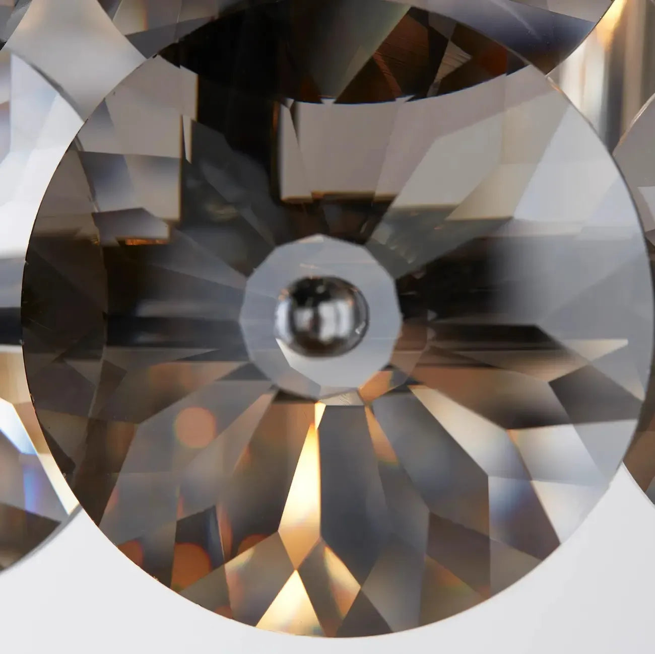 Lustre tambour en cristal pour une élégance moderne
