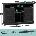 Moasis 52 Buffet Cabinet Mobile Bar da Caffè Rustico