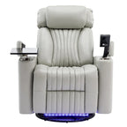 Fauteuil inclinable motorisé de cinéma maison multifonctionnel pivotant à 270°