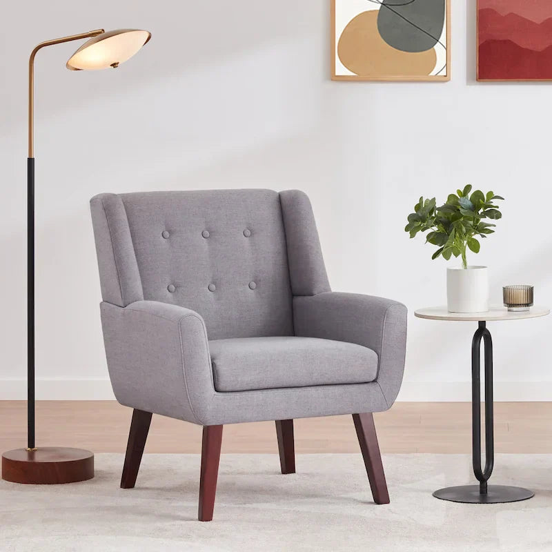 HUIMO Set di 2 poltrone moderne trapuntate