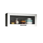 vaisselier mural en bois blanc pour cuisine