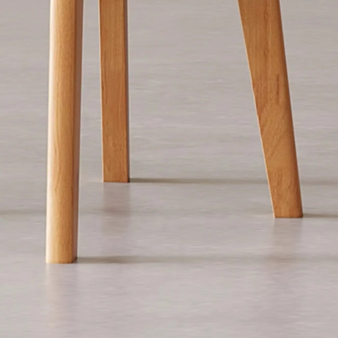 Chaise de salle à manger moderne sans accoudoirs à oreilles en similicuir